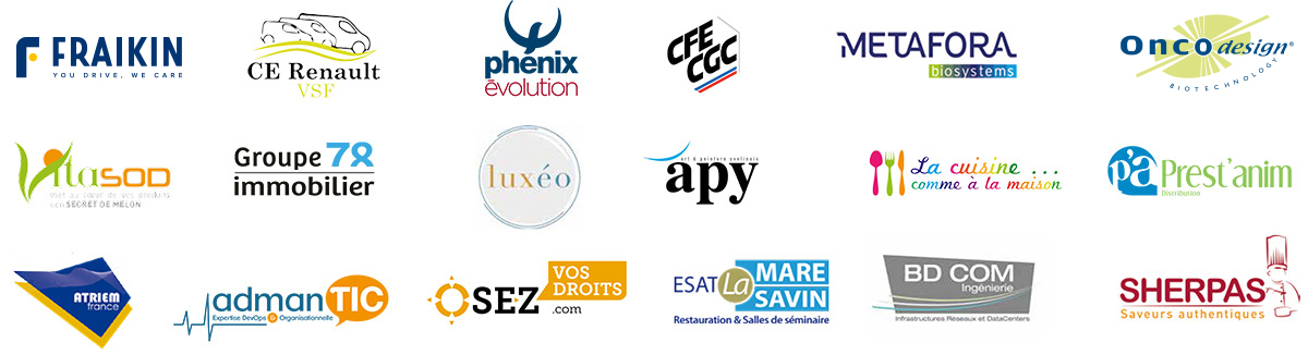 Planche logos clients